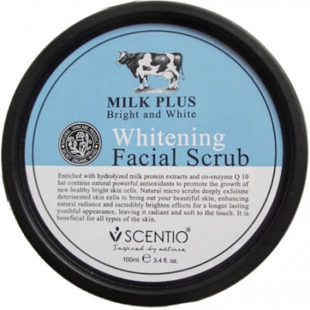 Scentio Milk Plus Whitening Facial Scrub